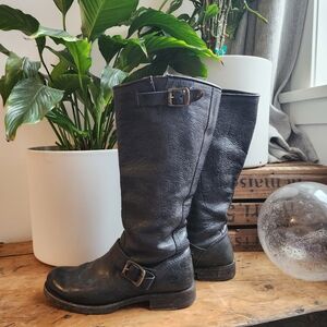 Frye "Veronica"genuine leather black boots